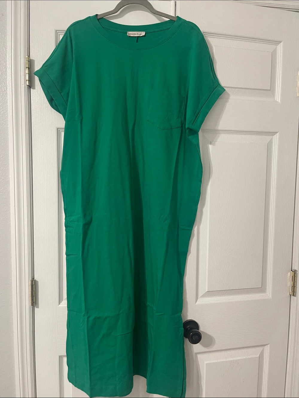 Zenana Outfitters Emerald Green T-Shirt Maxi Dress